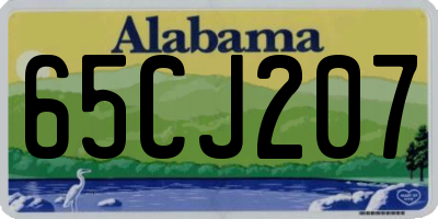 AL license plate 65CJ207