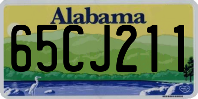 AL license plate 65CJ211