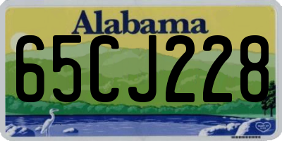 AL license plate 65CJ228