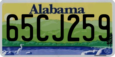 AL license plate 65CJ259