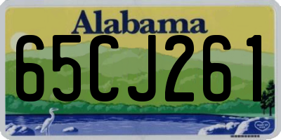 AL license plate 65CJ261