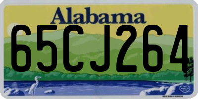 AL license plate 65CJ264
