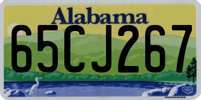 AL license plate 65CJ267