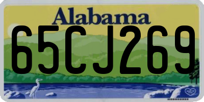 AL license plate 65CJ269