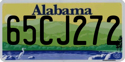 AL license plate 65CJ272