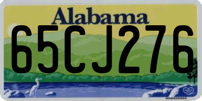 AL license plate 65CJ276