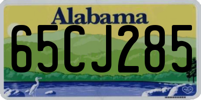 AL license plate 65CJ285