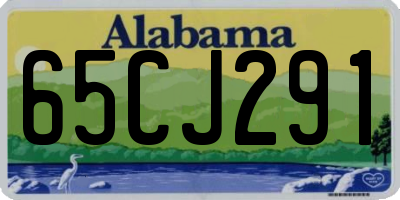 AL license plate 65CJ291