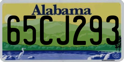 AL license plate 65CJ293