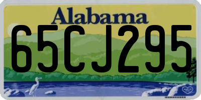 AL license plate 65CJ295