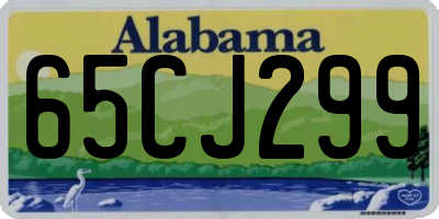 AL license plate 65CJ299