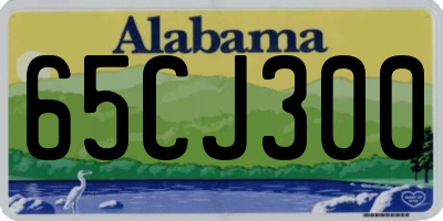 AL license plate 65CJ300