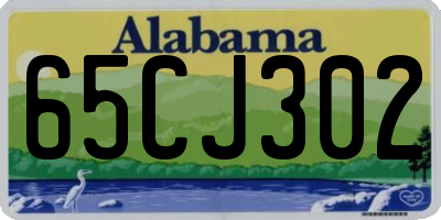 AL license plate 65CJ302