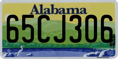AL license plate 65CJ306