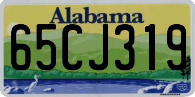 AL license plate 65CJ319