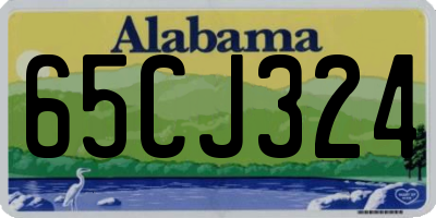 AL license plate 65CJ324