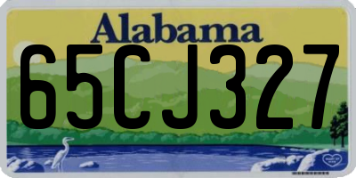 AL license plate 65CJ327