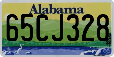 AL license plate 65CJ328