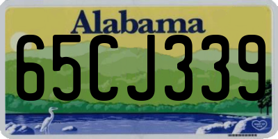 AL license plate 65CJ339