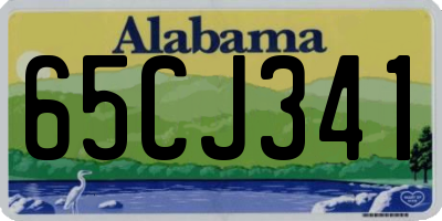AL license plate 65CJ341
