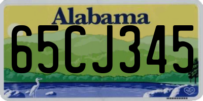 AL license plate 65CJ345