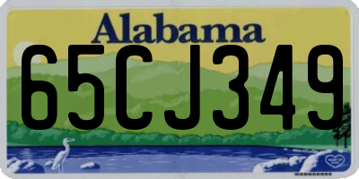 AL license plate 65CJ349