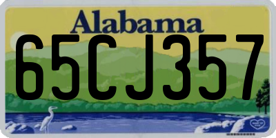 AL license plate 65CJ357