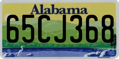 AL license plate 65CJ368