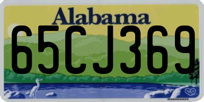 AL license plate 65CJ369