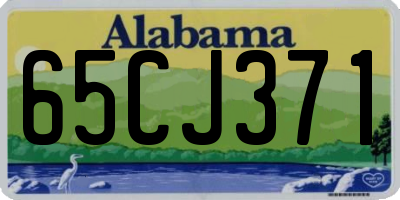 AL license plate 65CJ371