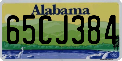 AL license plate 65CJ384