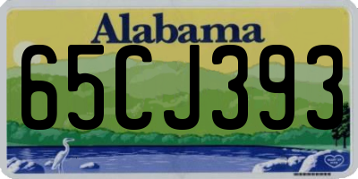 AL license plate 65CJ393