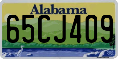 AL license plate 65CJ409