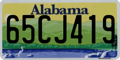 AL license plate 65CJ419