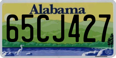 AL license plate 65CJ427