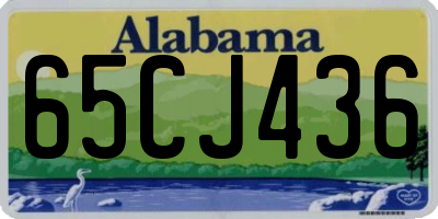 AL license plate 65CJ436