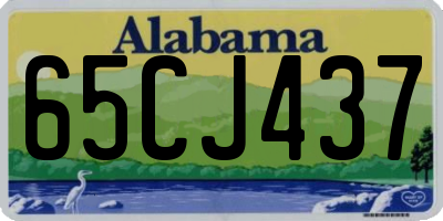 AL license plate 65CJ437