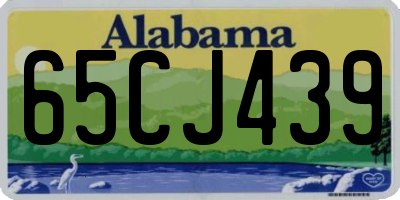 AL license plate 65CJ439