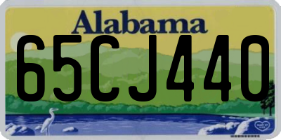 AL license plate 65CJ440