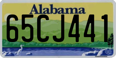 AL license plate 65CJ441