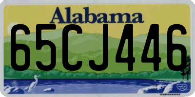 AL license plate 65CJ446