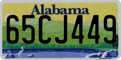 AL license plate 65CJ449
