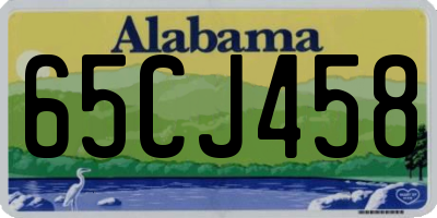AL license plate 65CJ458
