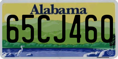AL license plate 65CJ460