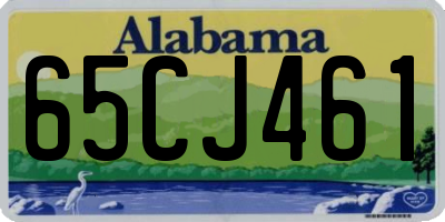 AL license plate 65CJ461