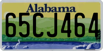 AL license plate 65CJ464