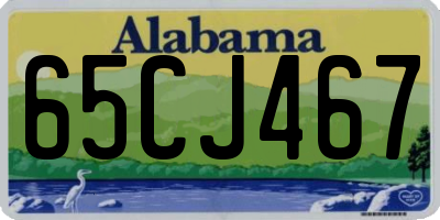 AL license plate 65CJ467