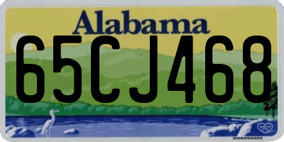 AL license plate 65CJ468