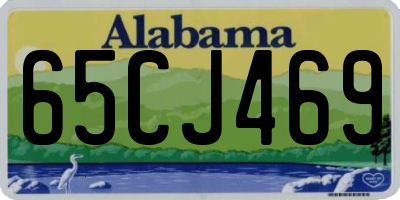 AL license plate 65CJ469