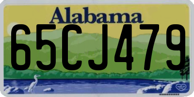 AL license plate 65CJ479